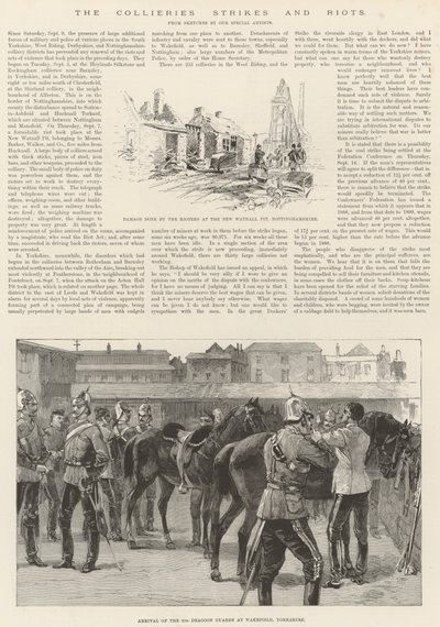 De Stakingen en Relletjes in de Kolenmijnen door Melton Prior
